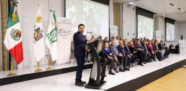 El director general del IMSS, Zoé Robledo, encabezó la inauguración del Primer Congreso Internacional de Entornos Laborales Seguros y Saludables, en la Universidad de Monterrey