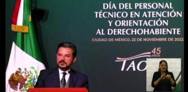 El director general del IMSS, Zoé Robledo, reconoció la importante labor de las y los Técnicos en Atención y Orientación a los Derechohabientes (TAOD´s) del instituto