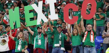 Aficionados mexicanos en el debut de la Selección Nacional en Qatar 2022