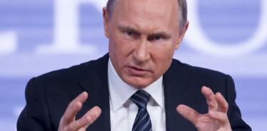 El presidente ruso Vladimir Putin, cada vez más aislado internacionalmente