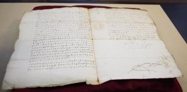 Carta cifrada de Carlos I a su embajador en Francia.