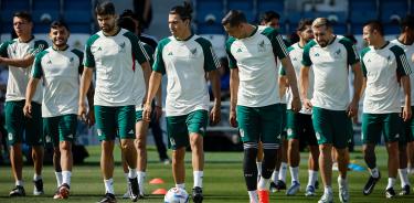 La Selección Mexicana entrena el día previo a su encuentro con Argentina