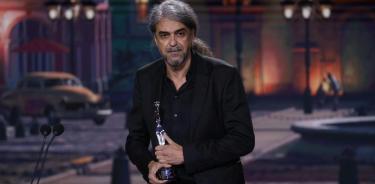 El cineasta Fernando León de Aranoa al recibir su premio este fin de semana.
