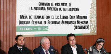 La Comisión de Vigilancia de la Auditoría Superior de la Federación sostuvo un encuentro con Leonel Cota Montaño, titular de Segalmex.