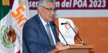 Alfonso Cepeda Salas, secretario general del SNTE, convocó a sus agremiados a la Quinta Consulta Nacional  para integrar el Pliego Nacional de Demandas 2023 de la organización.