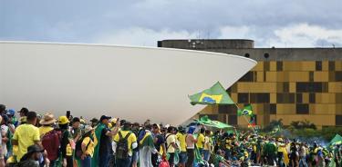 Bolsonaristas tomaron la sede de los poderes en Brasilia