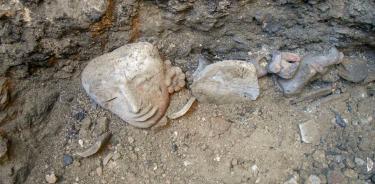 Algunas de  las piezas descubiertas en el proyecto “Primeras ocupaciones en Teotihuacan”.