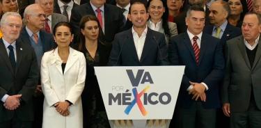 PAN, PRI y PRD confirman alianza para gubernaturas en Edomex y Coahuila en 2024