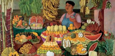 La vendedora de frutas (frutas mexicanas), de Olga Costa.