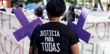 Protesta para exigir justicia por feminicidios