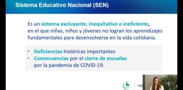 La emerg3ncia educativa en México no ha terminado, de hecho apenas comienza, alertaron especialistas de 15 países organizados en REDUCA, Mexicanos Primero y SURA.