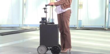La maleta se presentó hoy el dispositivo en el Museo Nacional de Ciencias Emergentes e Innovación (Miraikan) en Odaiba.