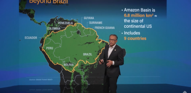 El Presidente y Director ejecutivo de WRI, Ani Dasgupta, explicó que detener la deforestación en Brasil puede impactar positivamente en los 9 países de la región amazónica.