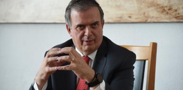 El secretario de Relaciones Exteriores, Marcelo Ebrard Casaubón