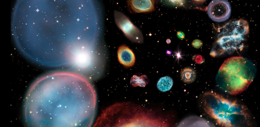 Las nebulosas planetarias se forman al final de la vida de una estrella gigante roja, como las de la imagen, explicó Mónica Rodríguez.