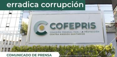 El Centro de Inteligencia de la Cofepris y la Secretaría de Marina, logró identificar una red de corrupción en el organismo, por lo que fueron destituidos 11 funcionarios de dicha comisión