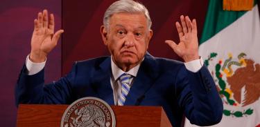 Andrés Manuel López Obrador ofreció la conferencia matutina en Palacio Nacional