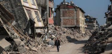 Edificios derrumbados en Turquía por uno de los sismos que ha azotado al país