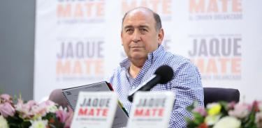 Rubén Moreira, líder del PRI en la Cámara de Diputados, al presentar su libro 'Jaque Mate al Crimen Organizado'.