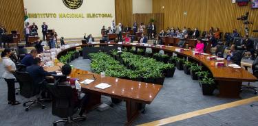 Lorenzo Córdova, consejero presidente del INE encabezó la Sesión Extraordinaria del Instituto Nacional Electoral/CUARTOSCURO/