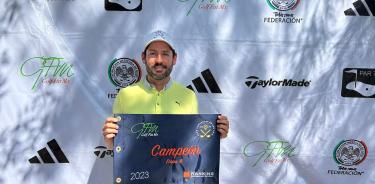 Martín Hoyos ya suma dos victorias en el Ranking Profesional de Golf