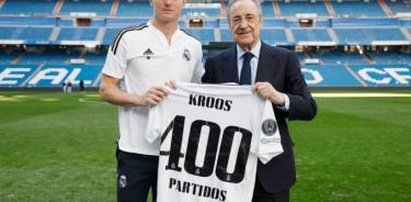 Ancelotti y Kroos, históricos con los merengues