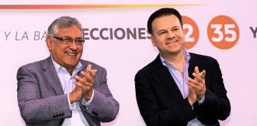 Alfonso Cepeda Salas y Esteban Villegas Villarreal, líder del SNTE y gobernador de Durango, respectivamente, acordaron solucionar el problema heredado de descuentos de nómina irregulares vs Maestros.