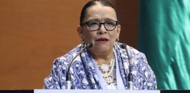 Rosa Icela Rodríguez, secretaria de Seguridad Ciudadana Ciudadana, apela a los acuerdos para disminuir al crimen organizado,