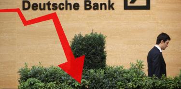 Deutsche Bank ha perdido el 25 % de su valor, unos 5,800 millones de euros.