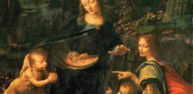 La Virgen de las Rocas, de Leonardo da Vinci.