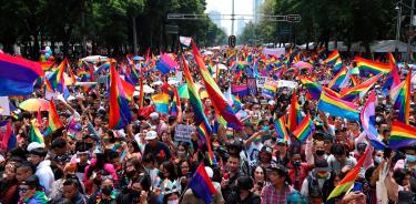 Marcha del Orgullo LGBTTTIQAP+ en la CDMX (Foto de Archivo)