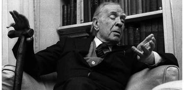 El escritor  Jorge Luis Borges.