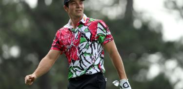 Viktor Hovland tuvo una ronda de buen golf el primer día en Augusta