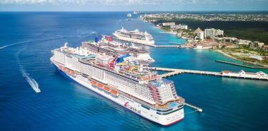 Cozumel registra 390 cruceros en los primeros tres meses