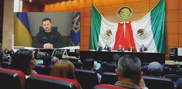 El presidente ucraniano expresó que México 