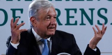 El presidente Andrés Manuel López Obrador hablando de corrupción en su conferencia mañanera