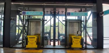 Elevadores de la terminal Indios Verdes del Cablebús Línea 1 no funcionan