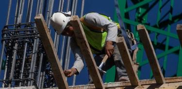 Un trabajador de la construcción