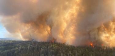 Hasta este sábado había al menos 103 incendios forestales en la provincia occidental canadiense.