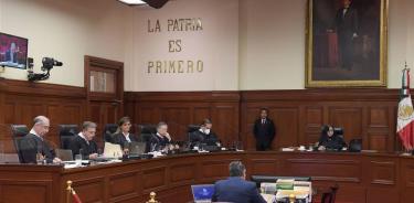 El pleno de la Suprema Corte de Justica de la Nación