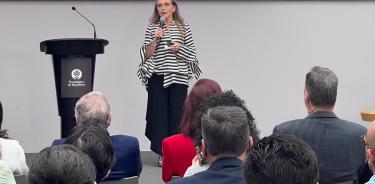 Felicia Knaul ofreció una conferencia magistral en la jornada de apertura del Congreso Internacional de Investigación sobre Obesidad, organizado por el Tecnológico de Monterrey.
