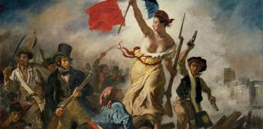 La Libertad guiando al pueblo, un cuadro del pintor Eugène Delacroix.