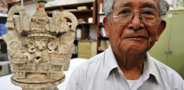 El arqueólogo e investigador emérito del INAH, Rubén Cabrera Castro