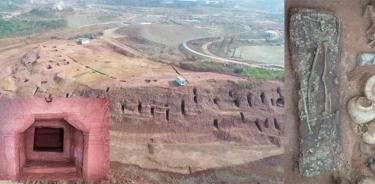 Sitio arqueológico en China.