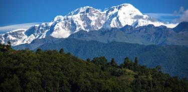 Cumbres en el Himalaya.