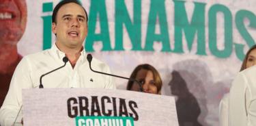 El candidato Manolo Jiménez se declaró ganador tras concluir la jornada electoral en Coahuila
