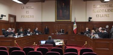 El pleno del alto tribunal de México se enfrentó por violaciones a otro proceso legislativo. Norma Piña defendió la división de poderes.