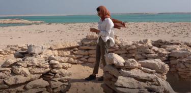 Trabajos arqueológicos en Emiratos Árabes Unidos.