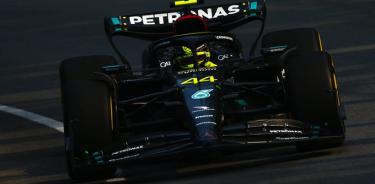 Buena sensación dejó el británico Lewis Hamilton este viernes