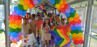 Conmemoran marcha del orgullo LGBT+ en el Reclusorio Oriente